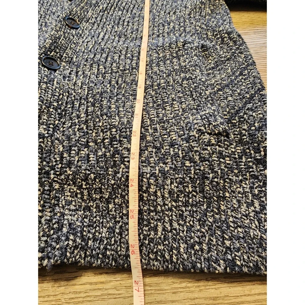 ✨️Banana Republic Mens Shawl Collar Cardigan Sweater. Knit Y2K boho Blokecore